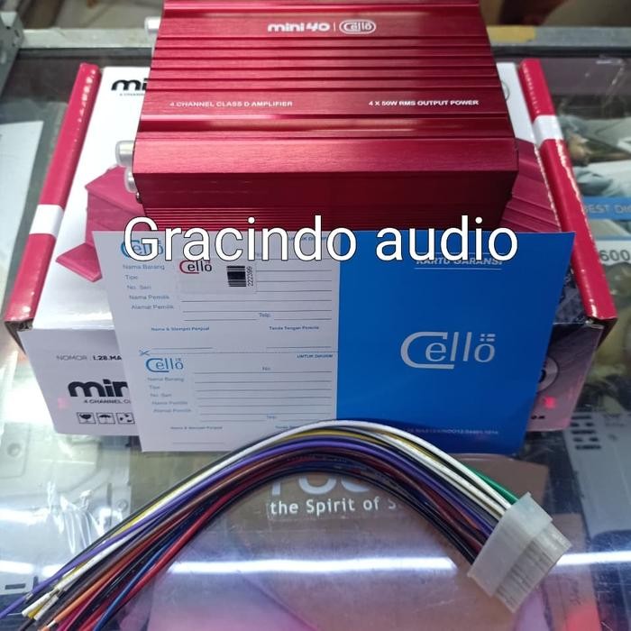 Hemat Power Cello 4 Channel Mini 40 Class D Amplifier