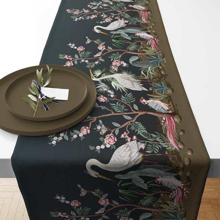 Table Runner Luxury Taplak Meja Tamu Panjang Mewah