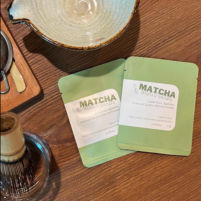 

MATCHA Sachet, 100% Pure Japanese Premium Quality Matcha Powder