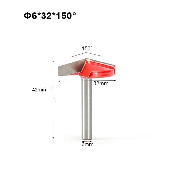 Mata Router Cnc Engraving V Groove 6Mmx32Mm 150Derajat