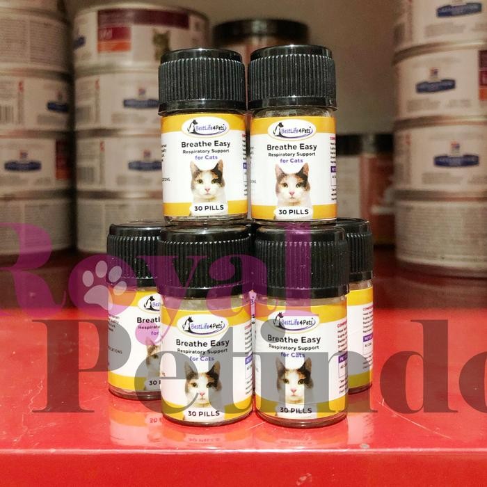 Best Life 4Pets Breath Easy / Suplemen Pernafasan Kucing / Flu Kucing