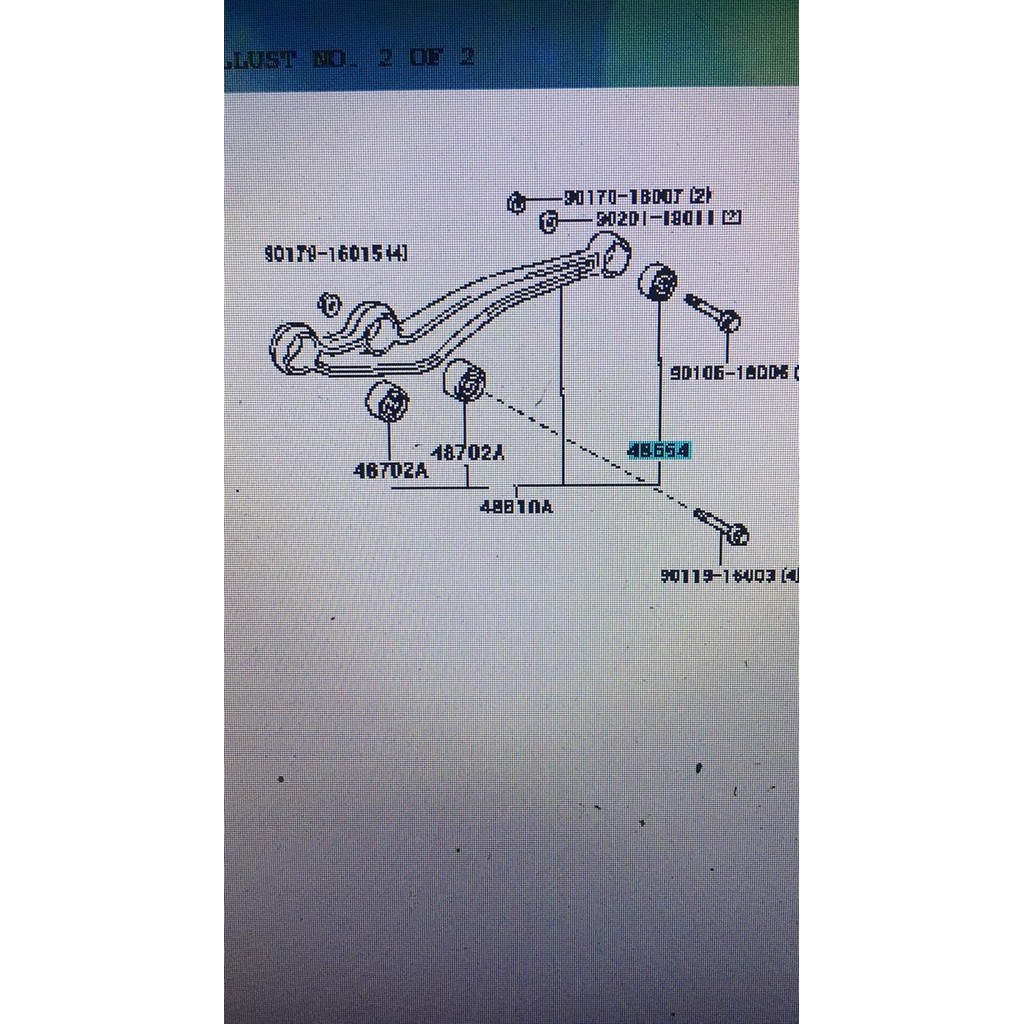 Bush Arm Bushing Lower Arm Landcruiser Vx80 Vx100 Original