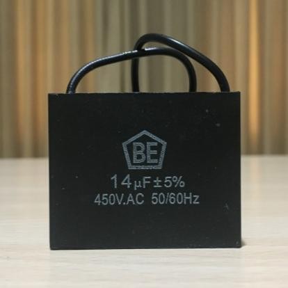KAPASITOR KOTAK KIPAS ANGIN POMPA AIR 14UF 450V 14 UF 450 VOLT C61