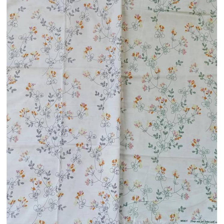 BEST SELLER KONICO kain Katun sprei Meteran Motif BUNGA SAKURA Tabur STAR Esra