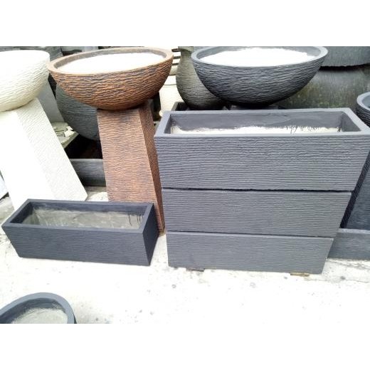 Pot Panjang Minimalis Semen