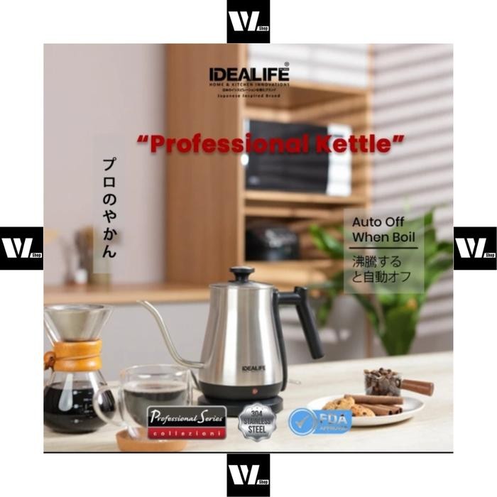 Idealife IL-112 Teko Air Angsa Teko Listrik Ketel Pemanas Kettle