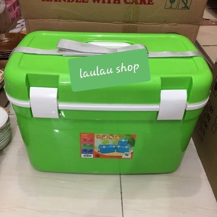 COOLER BOX 30 LITER GREEN LEAF 5792 / BOX PENYIMPANAN TEMPAT ES IKAN Kode 374
