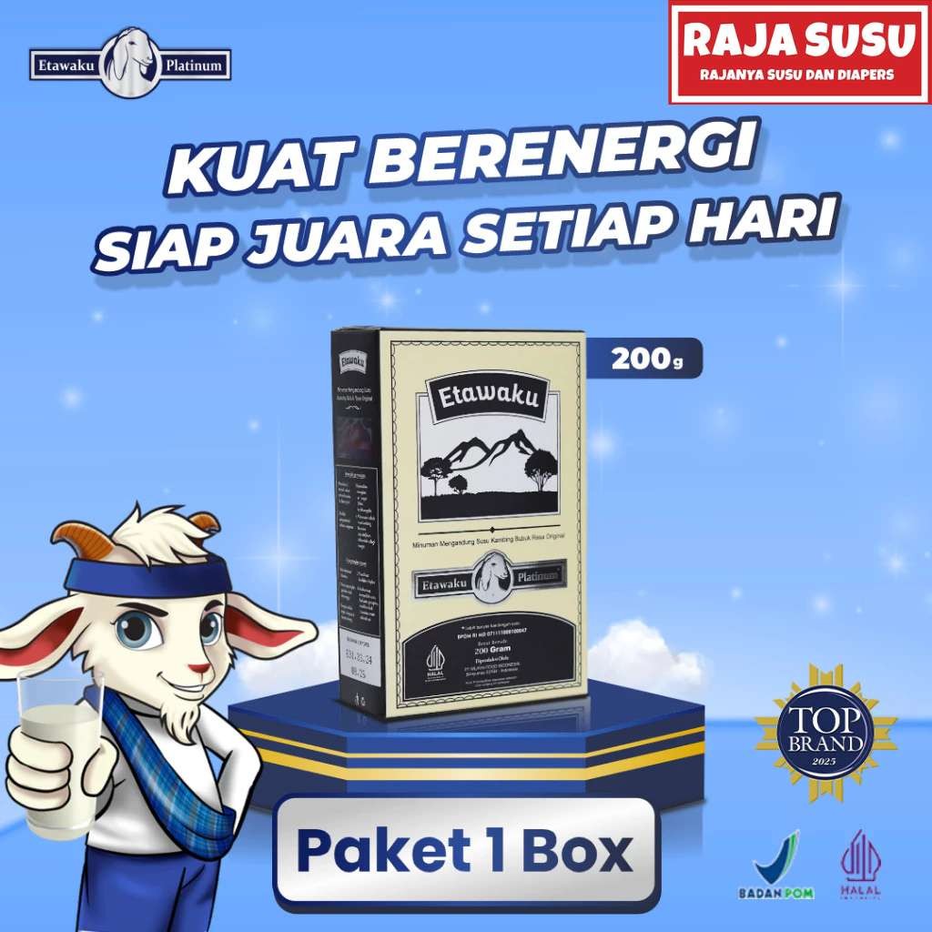 

ETAWAKU PLATINUM 200GR - RAJA SUSU