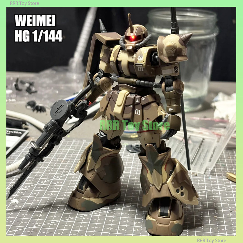 Weimei Wm Hg 1/144 Assembly Model Kit Zaku Type Egba Ms-06Gd High Mobility Surface Action Figure