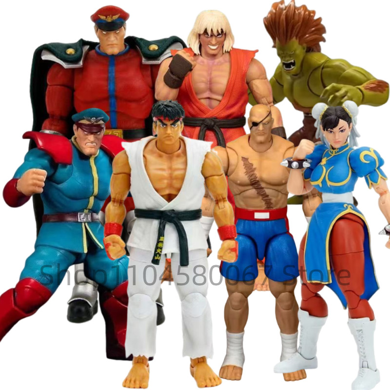 In Stock Jada Toys 1/12 6 In  Jada Street Fighter 2 Byson Vega Action Figures Toy Figures