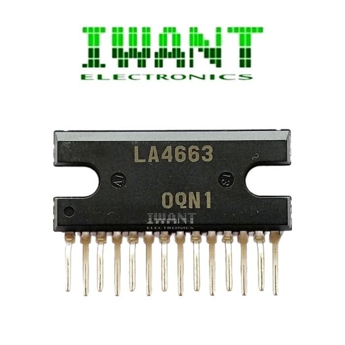 LA4663 IC LA 4663 SIP-14 Two-Channel 16-W BTL General-Purpose Audio Power Amplifier