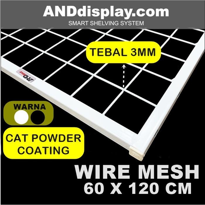 WIRE GRID MESH 60 X 120 CM - KAWAT JARING KOTAK - RAM DINDING BINGKAI