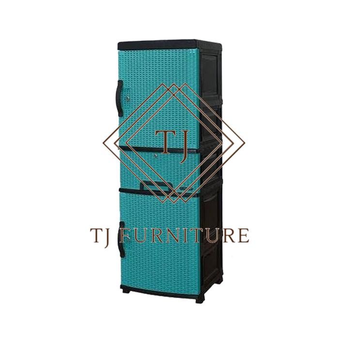 Lemari Plastik - Lemari Pakaian Lemari Susun Plastik NAPOLLY CLC-55L