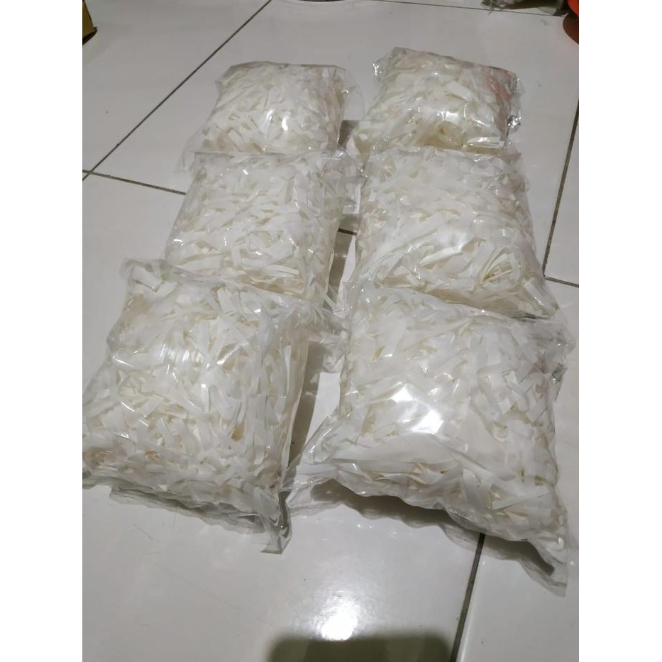 Kertas Serut Packing Hampers Cacah Putih Bersih Shredded Paper *