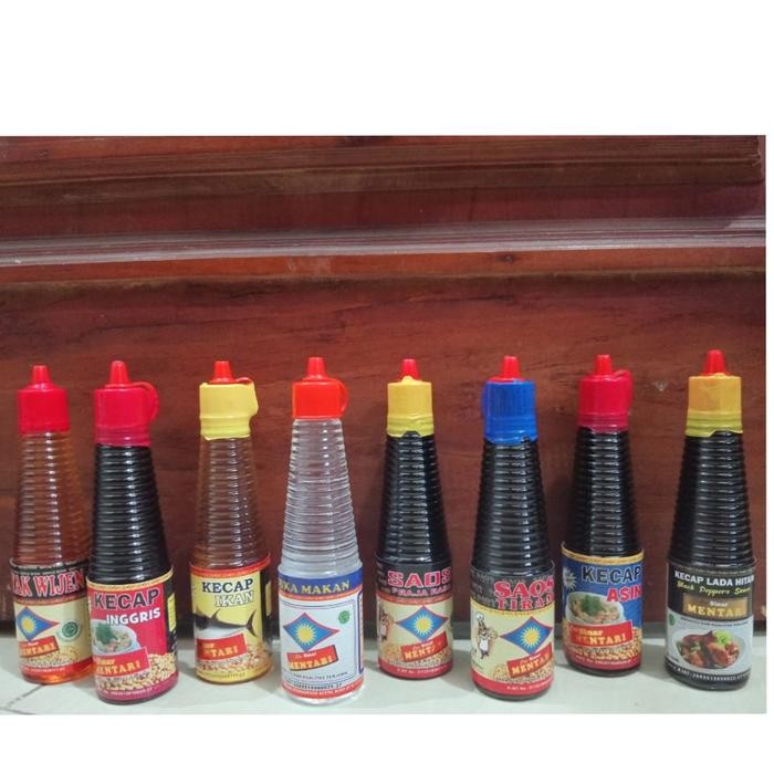 

New Paket Hemat isi 8 (Minyak Wijen,Saos Tiram,Saos Praja Rasa,Kecap Asin,Kecap Ikan,Kecap