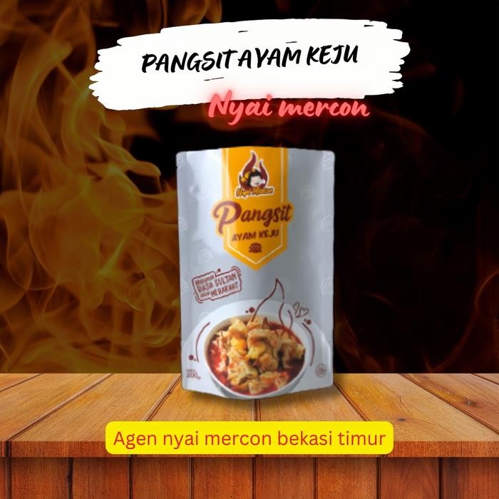 

New pangsit ayam keju nyai mercon
