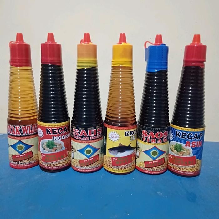 

New MURAH paket super hemat 6 botol minyak wijen kecap inggris praja rasa kecap ikan kecap asin