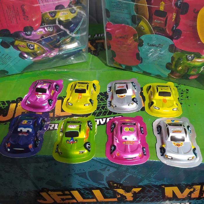 

Car Jelly @120 pcs Rasa Buah - Jelly agar agar rasa buah bentuk mobilan Food Jeli - Cemilan Candy