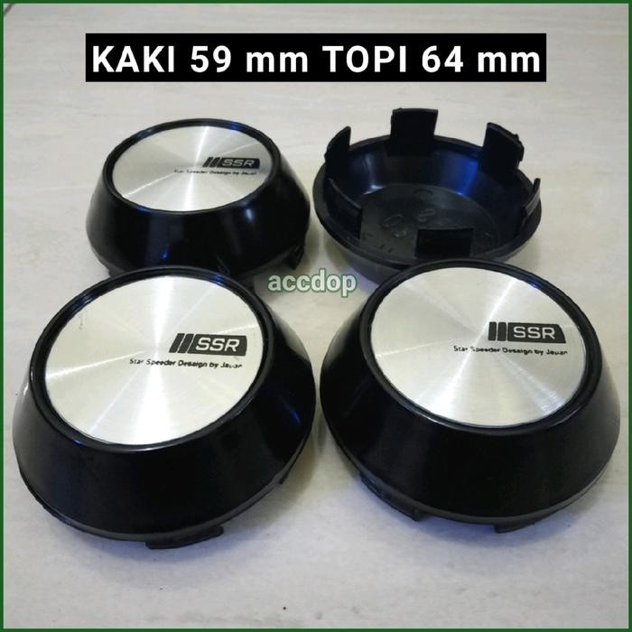 PREMIUM Tutup Dop Velg Racing SSR Type C Ring 16 (4 buah)