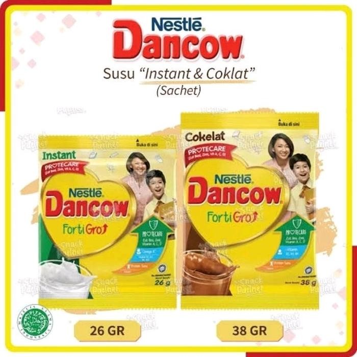 

PREMIUM [1 RENCENG] Dancow 38g Susu Bubuk Isi 10 Sachet
