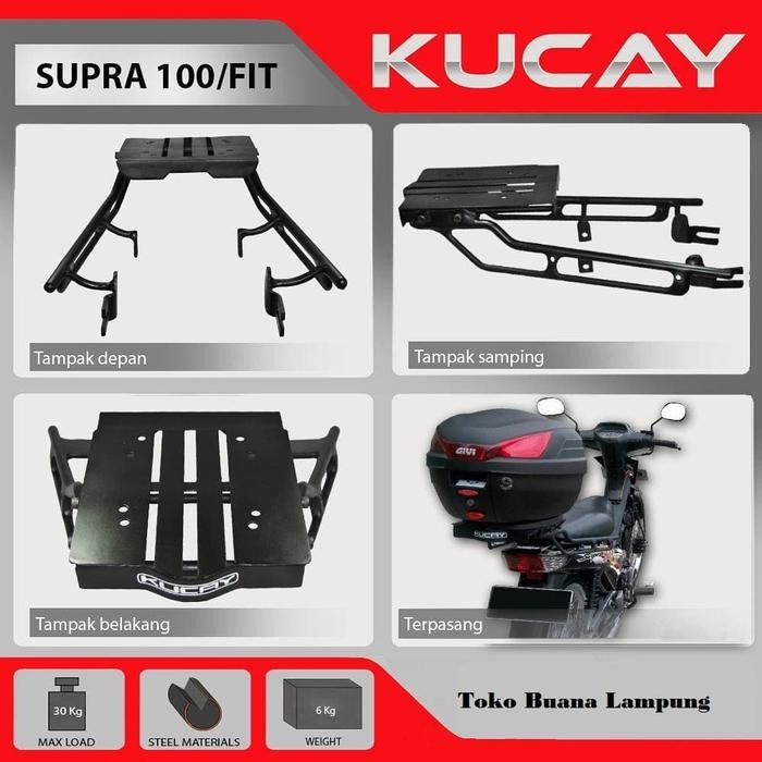 PREMIUM Bracket Motor Kucay supra fit lama / Breket Kucay supra lama