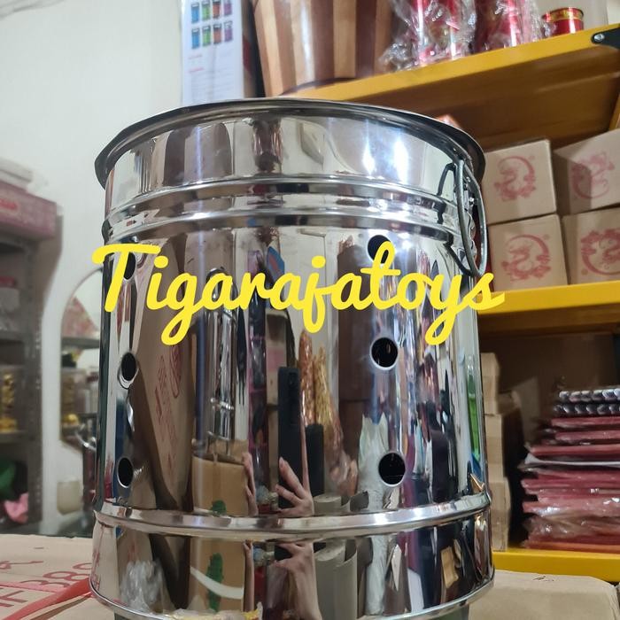 Tong Bakar Sembahyang Stainless No 1
