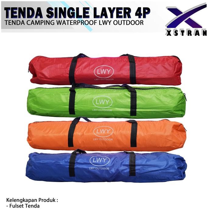 Tenda camping 4-5 person - tenda 6-7orang kemping outdoor-tenda terpal