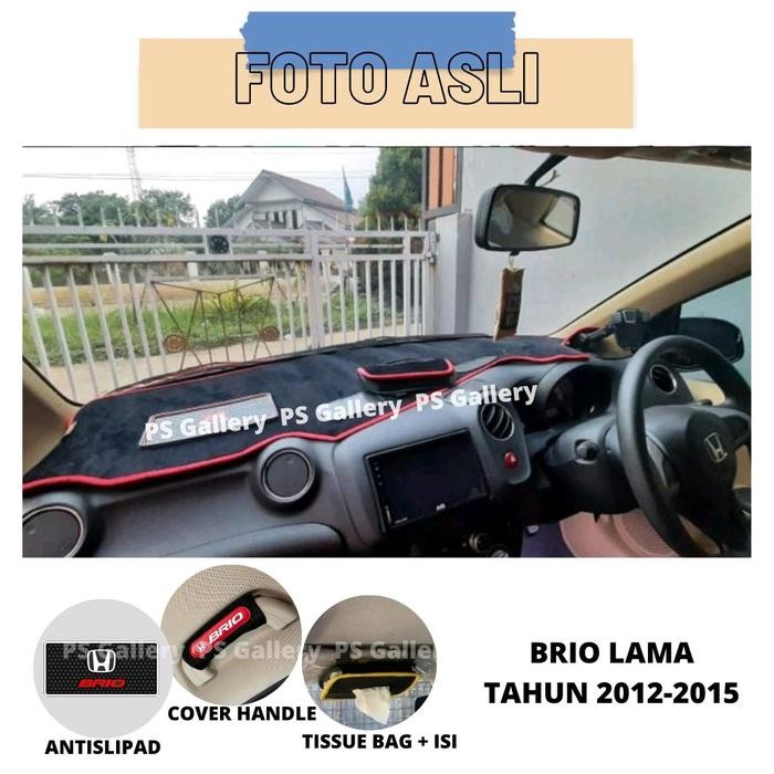 ALAS DASBOR MOBIL BRIO LAMA TAHUN 2012-2015 AKSESORIS COVER DASHBOARD PREMIUM
