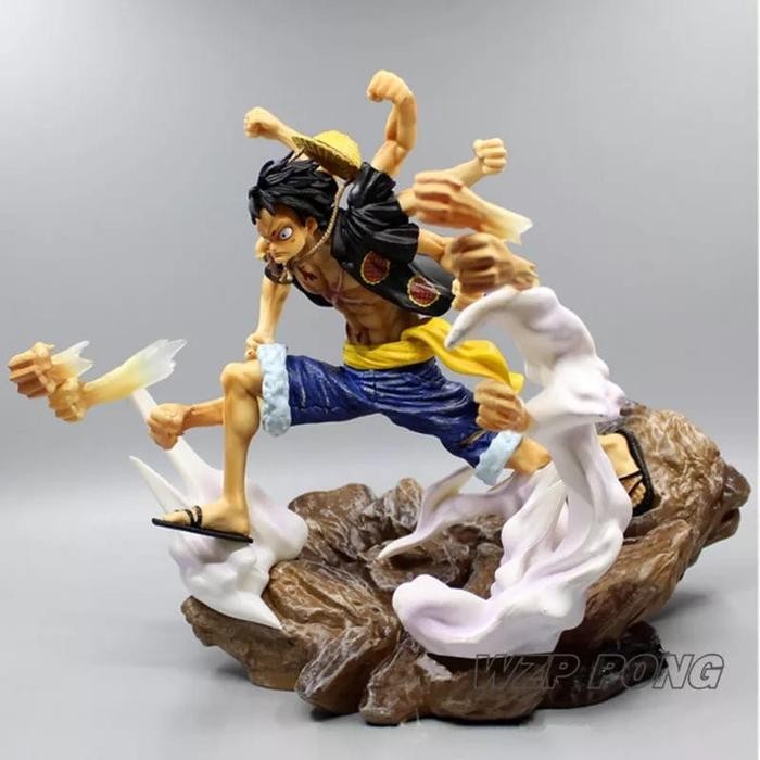 Action Figure Anime Monkey D Luffy One Piece P.O.P Xxl Pvc