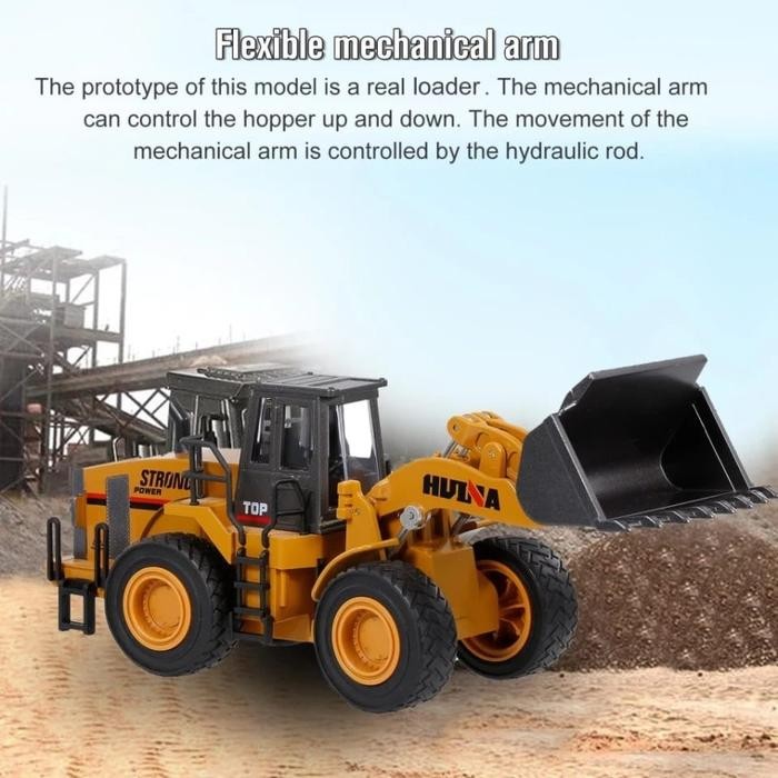 Huina 1913 Diecast Loader Truck Scale 1:40 Die-Cast Huina Toys