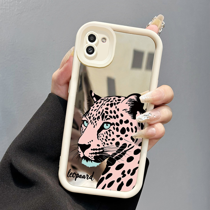 Casing Hp Samsung Galaxy A03 Core A02 M02 Case Casing Softcase macan tutul Kesing cermin baru HP pel