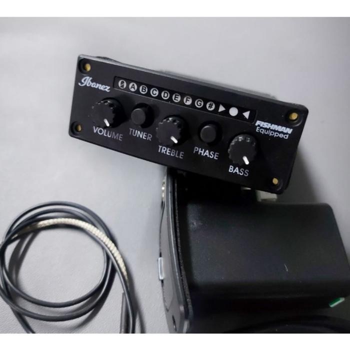 PREAMP IBANEZ AEQ210TF BY FISHMAN EQ GITAR AKUSTIK ORIGINAL