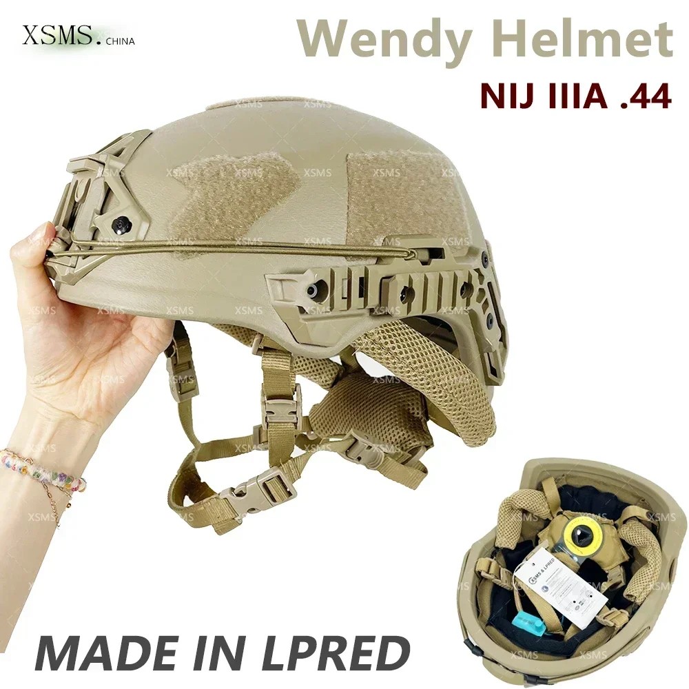 Nij Iiia 9Mm .44 Wendy Tactical Helmets Pe Fiber Lightweight Helmets