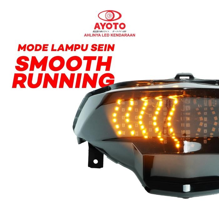 ( Live ) Stoplamp Full Set Running Motor Vario , Beat Fi/Esp , Dan Deluxe Led