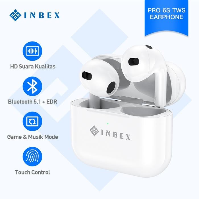 (Expert) INBEX TWS Headset Wireless Earphone Bluetooth/TWS Wireless Earphone