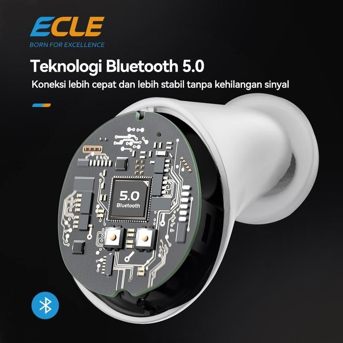 (Expert) [New Launch] ECLE T11 TWS Bluetooth 5.0 Earphone Wireless Headphone