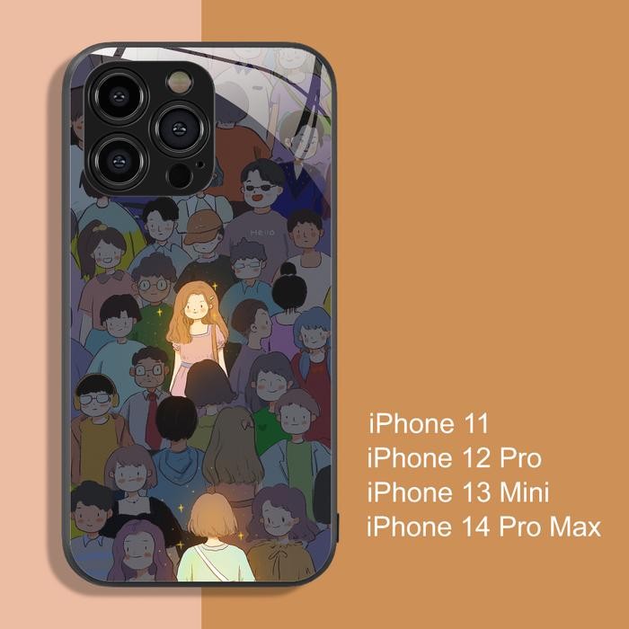 (Expert) Casetuf Couple Bestie Aesthetic Case untuk iPhone