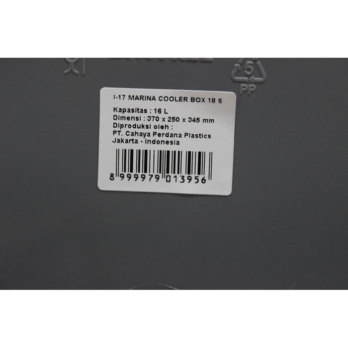 18S marina cooler box 16liter lion star tempat daging ikan piknik