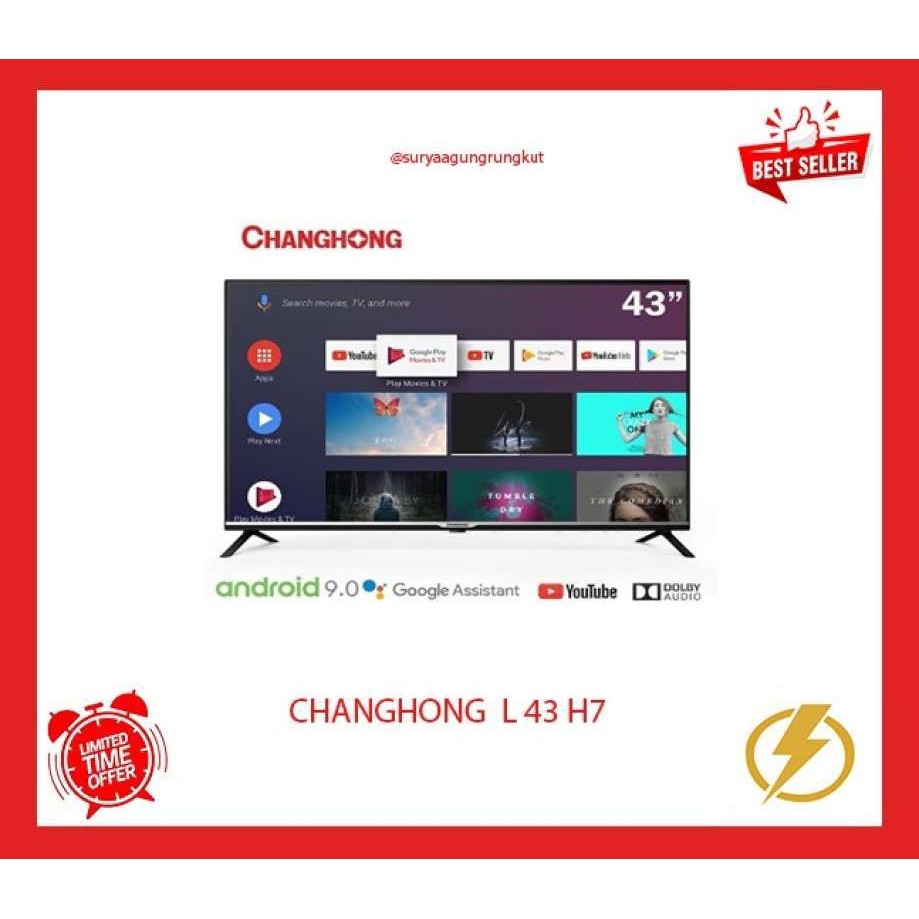 LED TV CHANGHONG 43 INCH SMART ANDROID