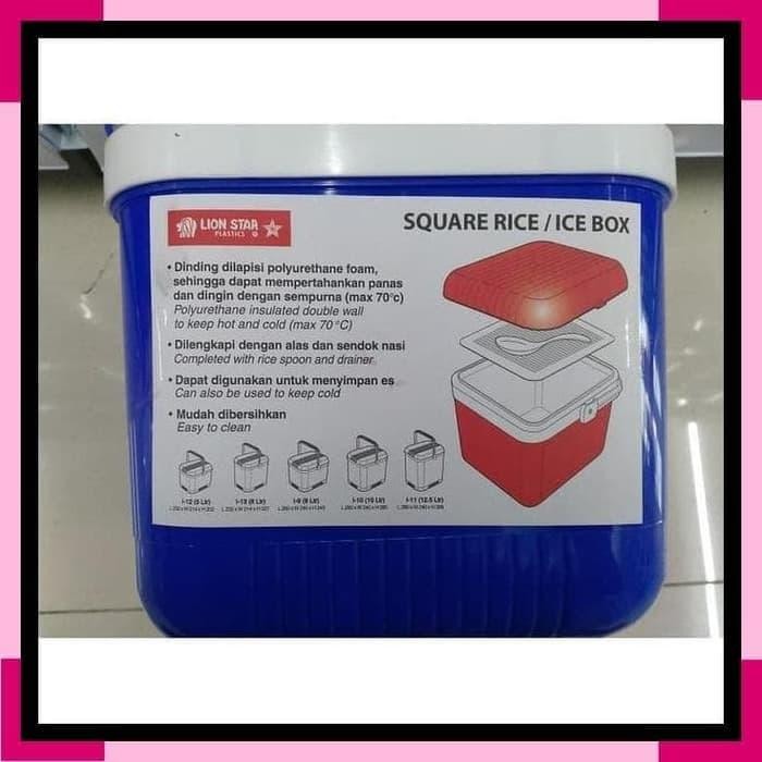 Termos nasi Es Square Ice Box 10 Liter Tempat Es Batu Kotak Square ice