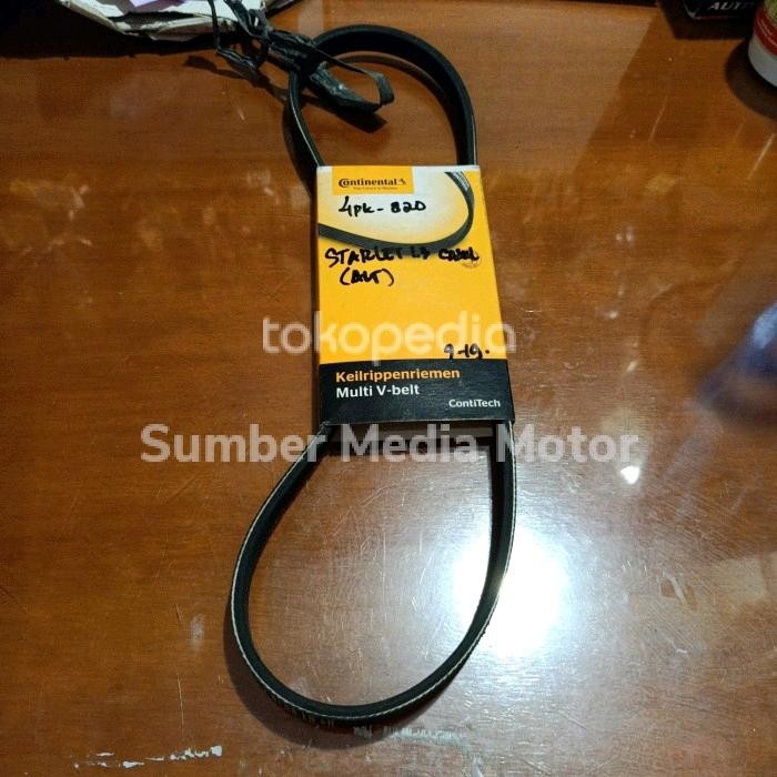 READY CONTINENTAL VANBELT 4PK820 TOYOTA STARLET 1.3 CAPSUL