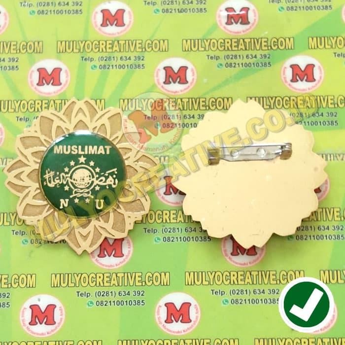 

Lencana Muslimat NU Bunga - Pin Model Bunga Muslimat NU PREMIUM