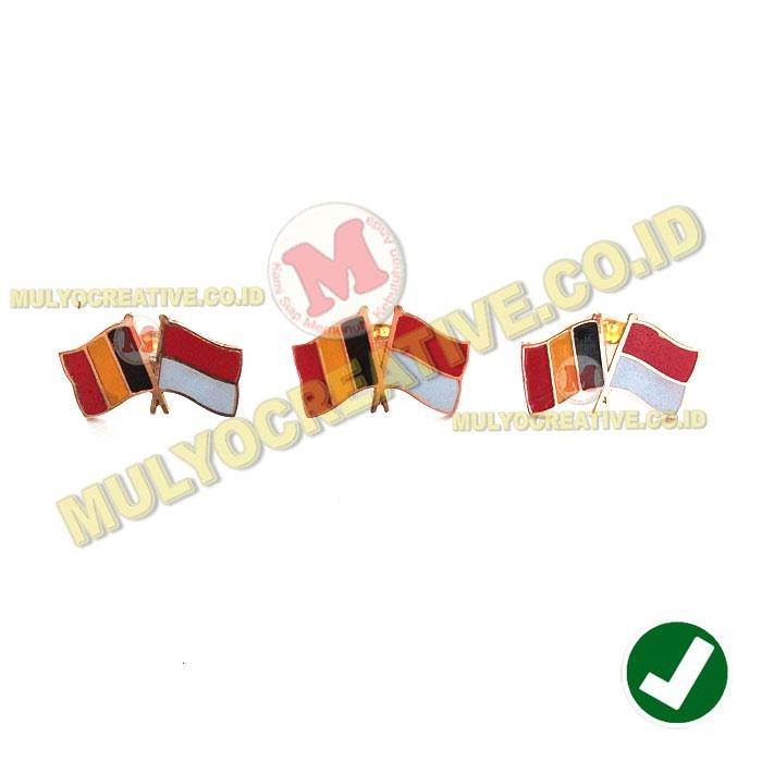 

Pin Bendera Persahabatan Logo Negara Indonesia Dan Belgia PREMIUM