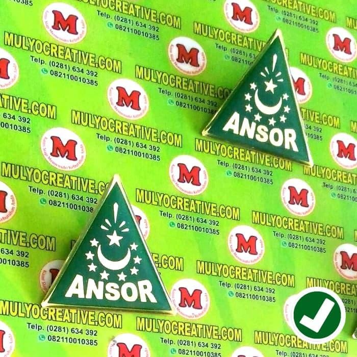 

Pin Ansor - Lencana Pin Logo Ansor - Bros Emblem Banom NU PREMIUM