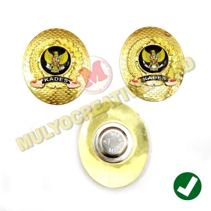 

Pin Kepala Desa Pengait Magnet Lencana Lurah Kades Model Oval Murah PREMIUM