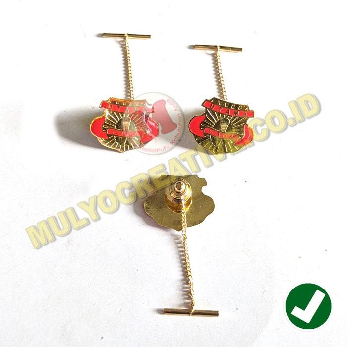 

Pin Krah Gada Utama Satpam Pengait Jambu Rantai Atribut Satpam PREMIUM