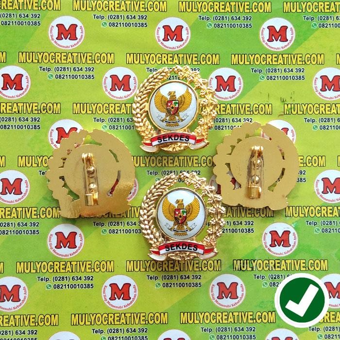 

Pin Sekretaris Desa - Lencana Sekdes Carik Model Padi Dan Kapas PREMIUM