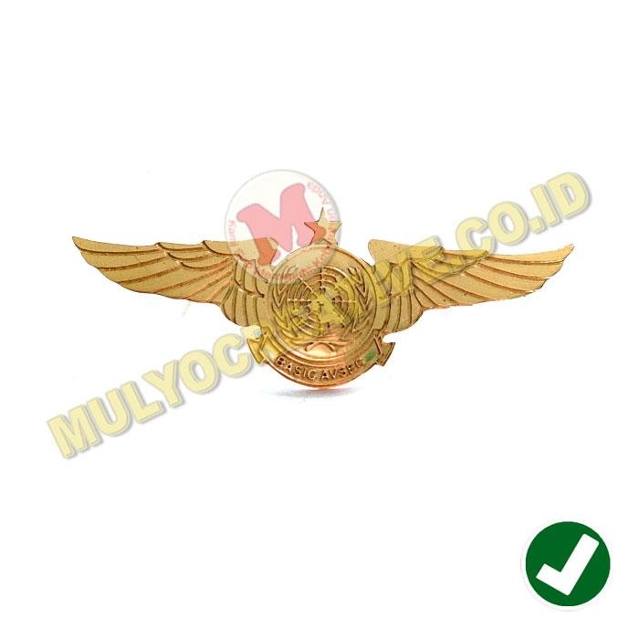 

Lencana Basic Avsec - Lencana Sekuriti Penerbangan Bahan Ful Logam PREMIUM