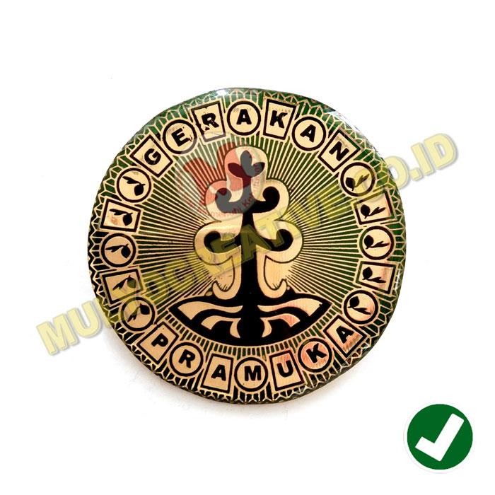 

Pin Pimpinan Saka Wanabakti Tingkat Cabang Pramuka - Pin Tanda Jabatan PREMIUM