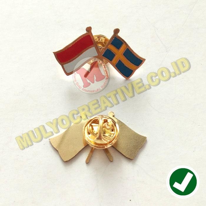 

Pin Bendera Persahabatan Negara Swedia Dan Indonesia PREMIUM